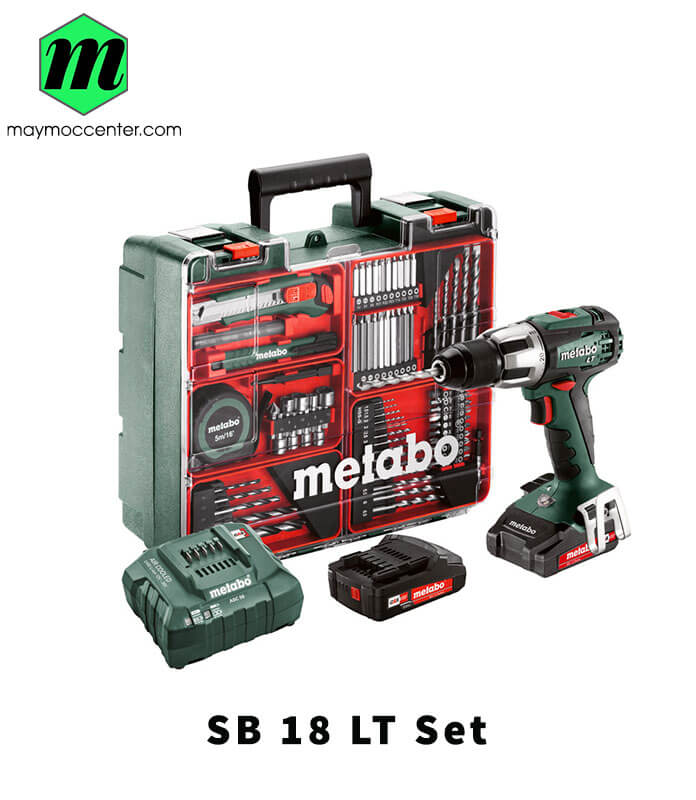 máy khoan dùng pin Metabo sb 18 lt set